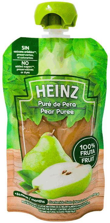 HEINZ COMP 100% FRUT PERA FLEX 113 GR