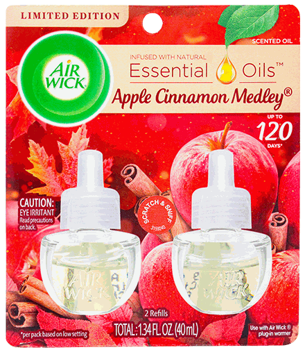 AIR WICK SCENTED OIL TWIN MANZAN 0.67 OZ