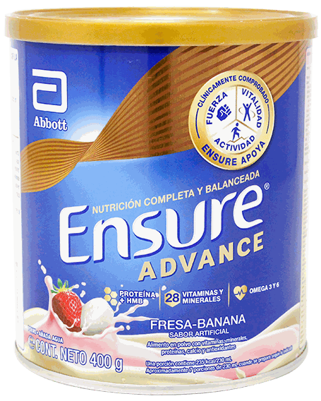 ENSURE ADVANCE FRESA BANANA 400GR