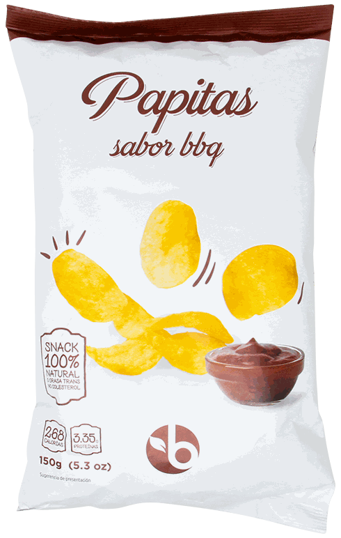 BRAVO PAPAS SALSA BBQ 150 G