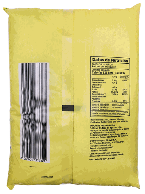 Arroz Selecto 10 LB - Precio en RD | SupermercadosRD
