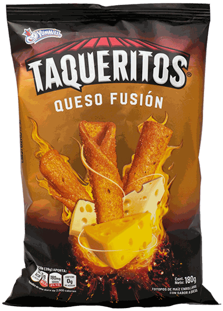 YUMMIES TAQUERITOS QUESO FUSION 180 G