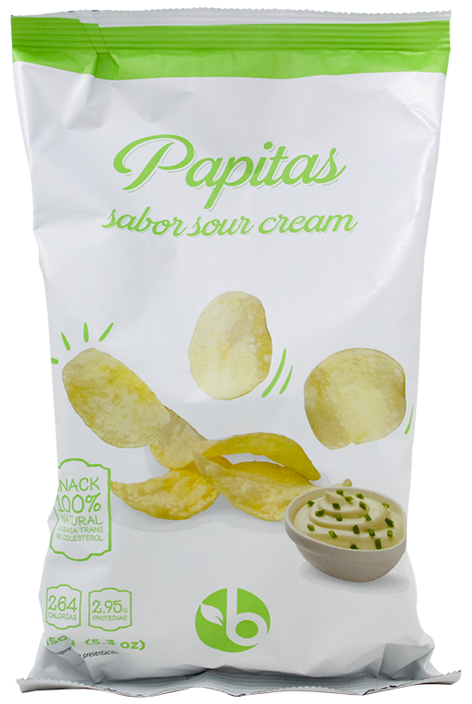BRAVO PAPAS SOUR CREAM 150G