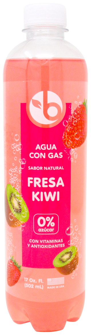 Bravo Sparkling Strawberry Kiwi17 OZ