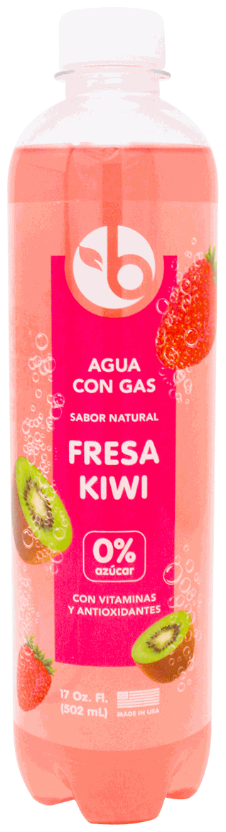 BRAVO SPARKLING STRAWBERRY KIWI 17 OZ