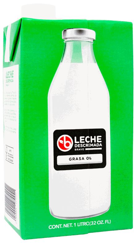 BRAVO LECHE UHT DESCREMADA 0.3% 1LT