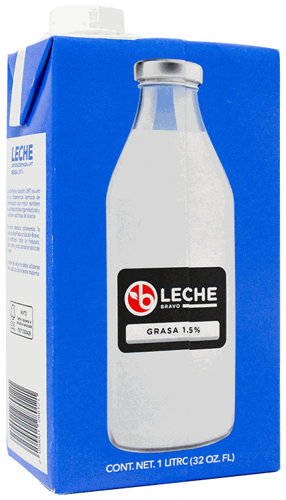 BRAVO LECHE UHT 1.5% 1LT