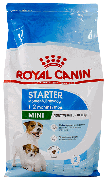 ROYAL C SHN MINI STARTER M&B 4 KG
