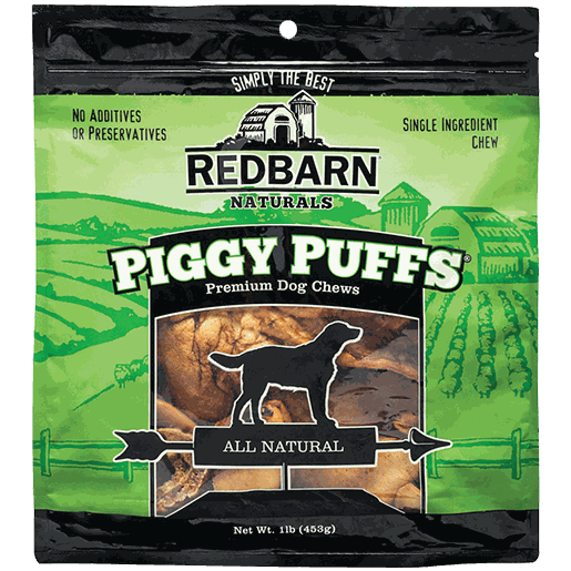 REDBARN NATURAL PIGGY PUF DOG TREAT