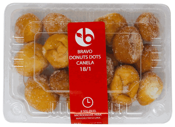 BRAVO DONUTS DOTS CANELA 18/1