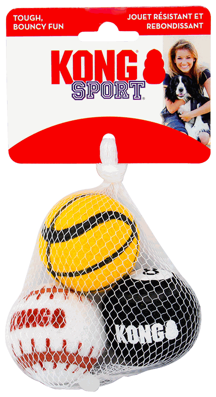 KONG SPORT® BALLS ASSORTED SM JGTE PERRO