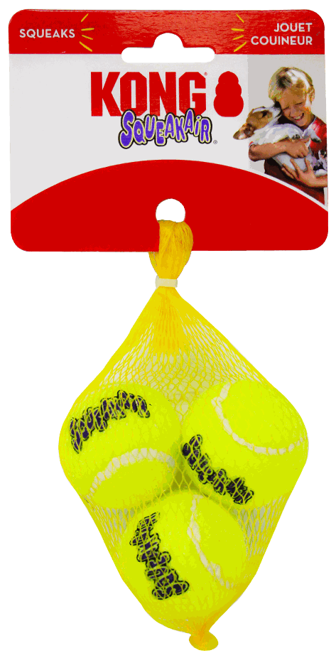 KONG SQUEAKAIR BALLS XS JGTE PERRO
