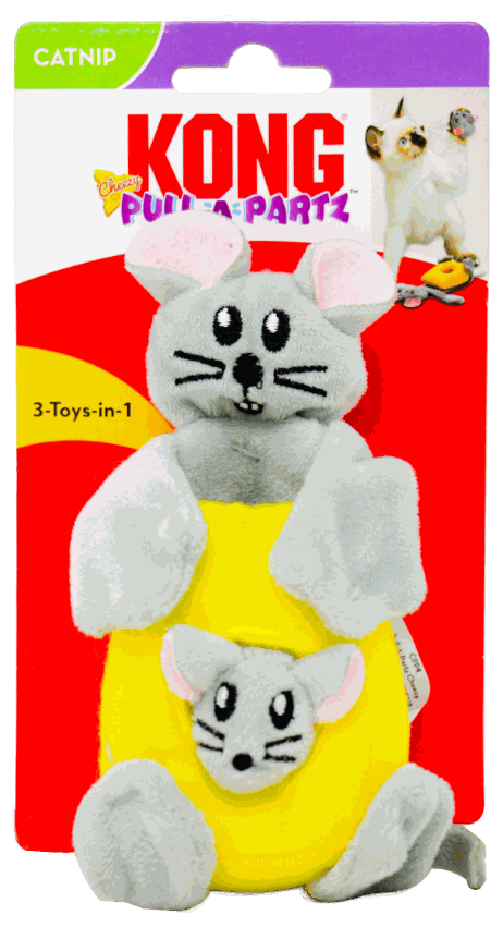 KONG A PULL-A-PARTZ CHEEZY ACCESOR GATO