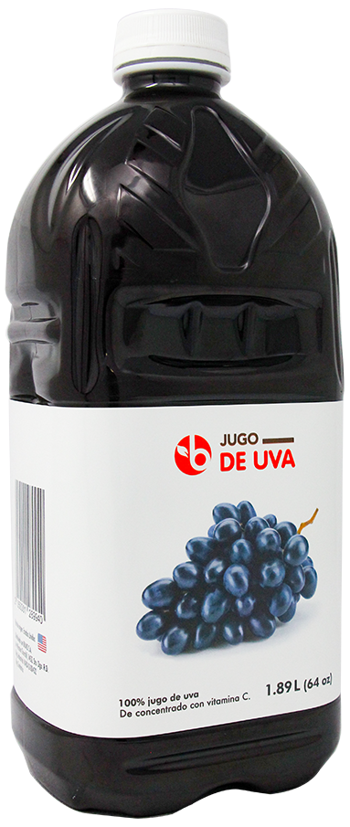 BRAVO JUGO UVA 64 OZ