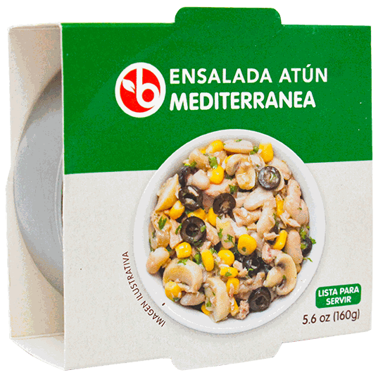 BRAVO ENSALADA ATUN MEDITERRANEA 160 GR