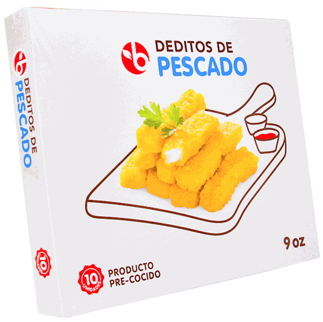 BRAVO DEDITOS DE PESCADO 9OZ