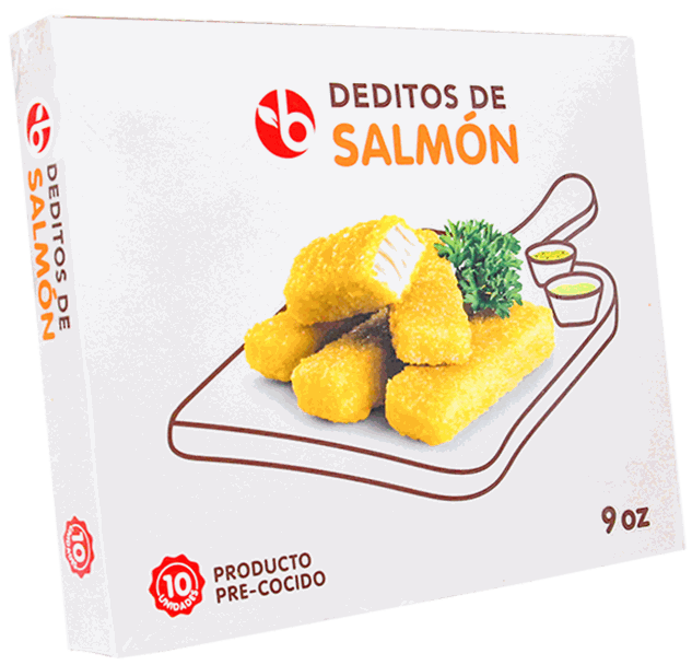 BRAVO DEDITOS DE SALMON 9OZ