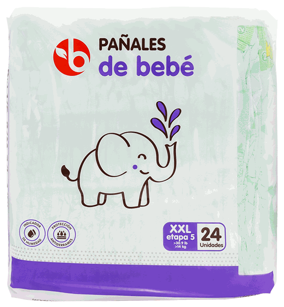 BRAVO PAÑALES XXLARGE 24/1
