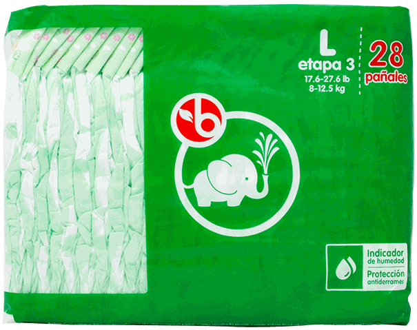 BRAVO PAÑALES LARGE 28/1