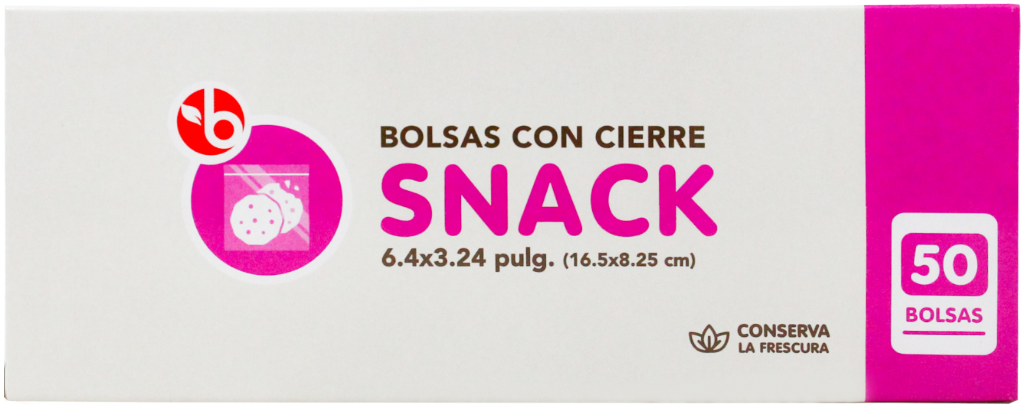 BRAVO BOLSAS P/SNACK 50/1