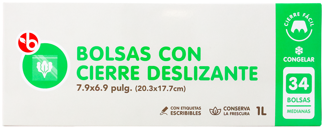 BRAVO BOLSAS P/ ALMACENAR 1L 34/1