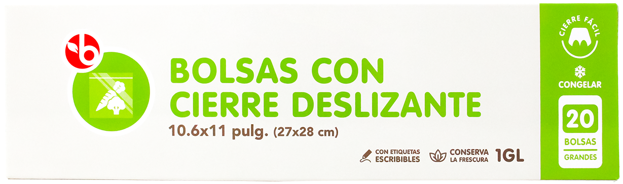 BRAVO BOLSAS P/ALMACENAR 1GL 20/1