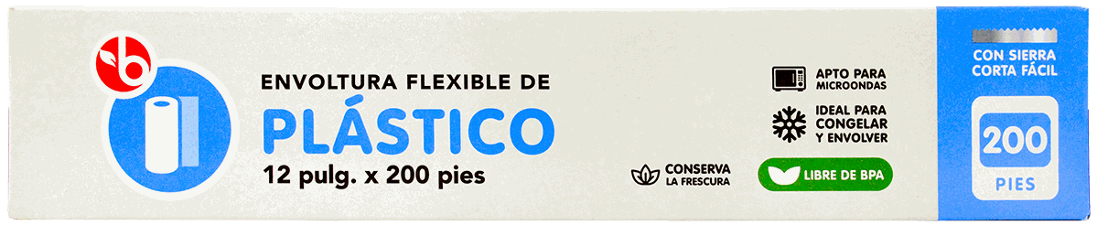 BRAVO PAPEL PLASTICO 200 FT