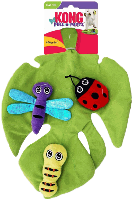 KONG TOY CT PULL-A-PARTZ BUGS JGTE GATO