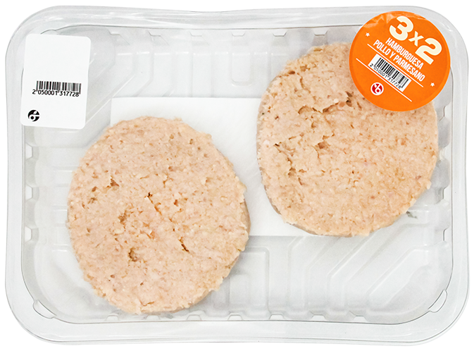 HAMBURGUESA POLLO Y PARMESANO