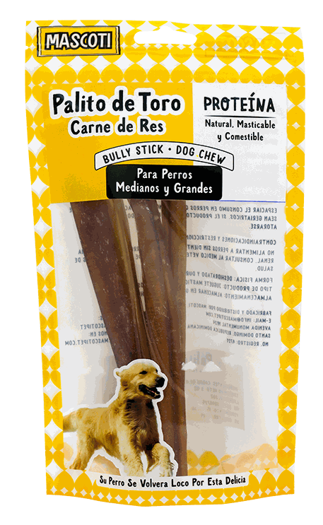 MASCOTI PALITO DE TORO 2OZ P/PERRO MD/GD