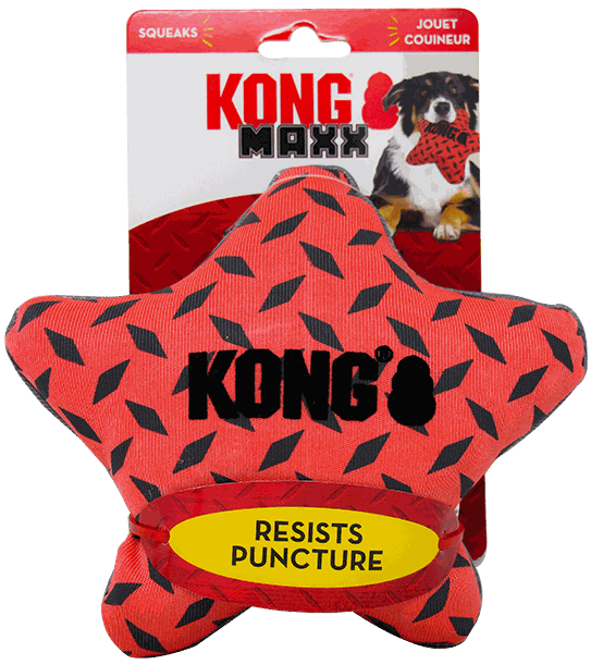 KONG TOY MAXX STAR S/M JGTE PERRO