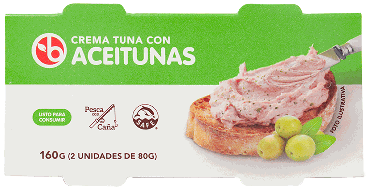 BRAVO CREMA TUNA C/ACEITUNAS 160 GR