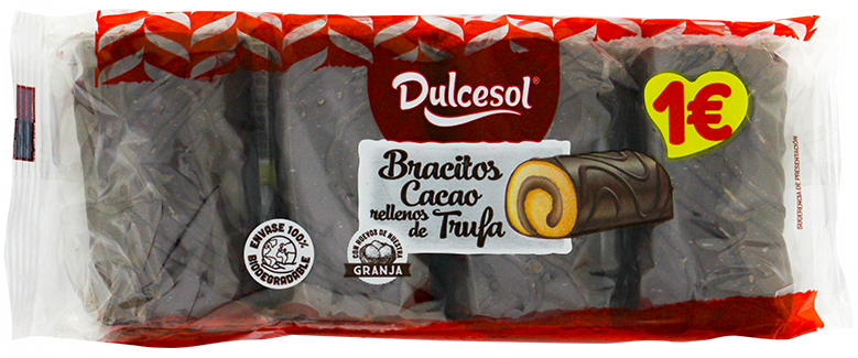 DULCESOL BRACITO TRUFA CHOC 4U