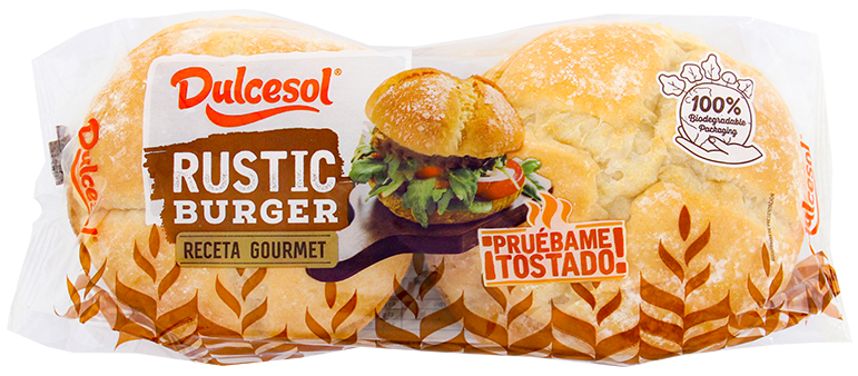 Dulcesol Burger Rustico4 UND