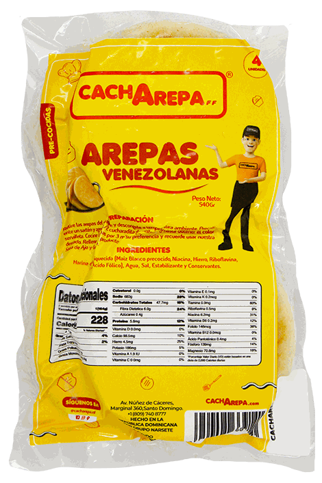 CACHAREPA AREPAS 540 GR 4/1