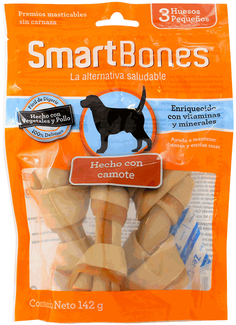 SMARTBONES HUESO PEQ 3 UNID SURTIDO