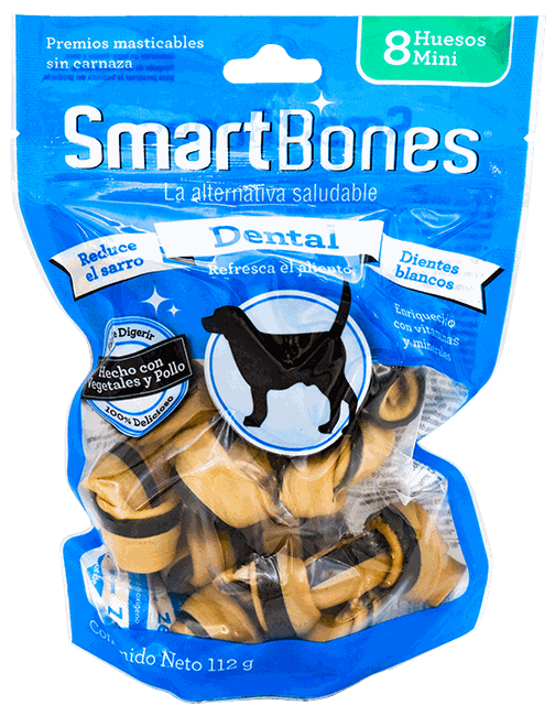 SMARTBONES HUESO DENTAL MINI 8 UNID