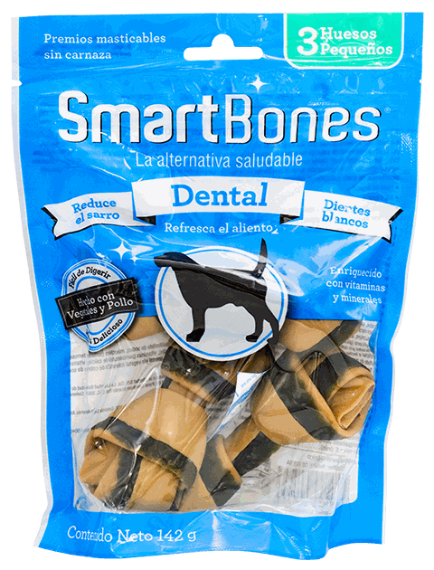 SMARTBONES HUESO DENTAL PEQ 3 UNID