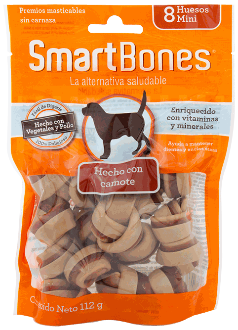 SMARTBONES HUESO MINI 8UND SURT