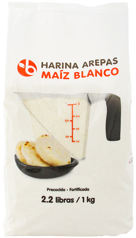 BRAVO HARINA MAIZ BLANCA 1 KG