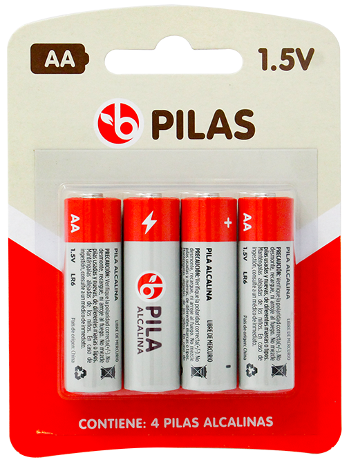 BRAVO PILAS ALCALINAS AA4