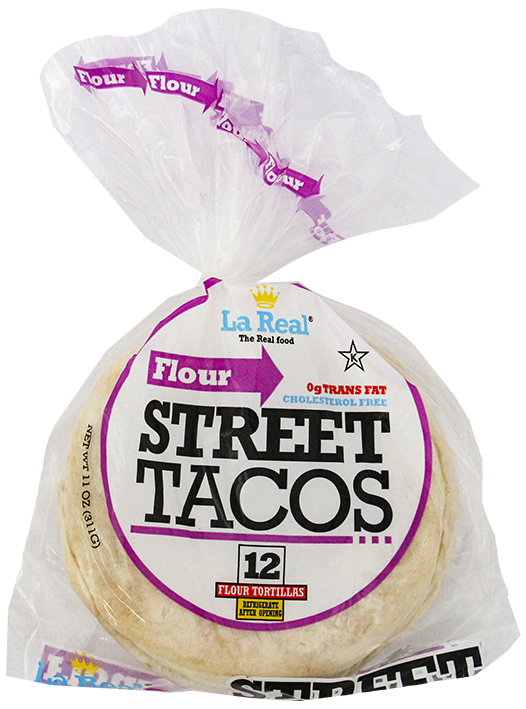 La Real Street Tacos Trigo11 OZ