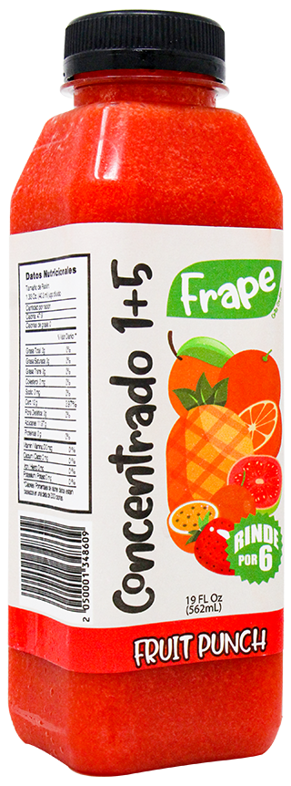 FRAPE JUGO CONC FRUIT PUNCH 19 OZ