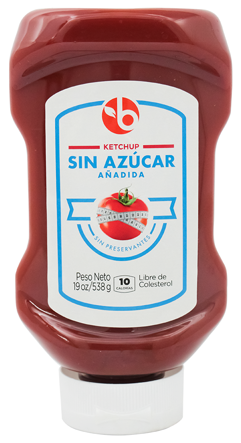 BRAVO KETCHUP SIN AZUCAR AÑADIDA 20OZ