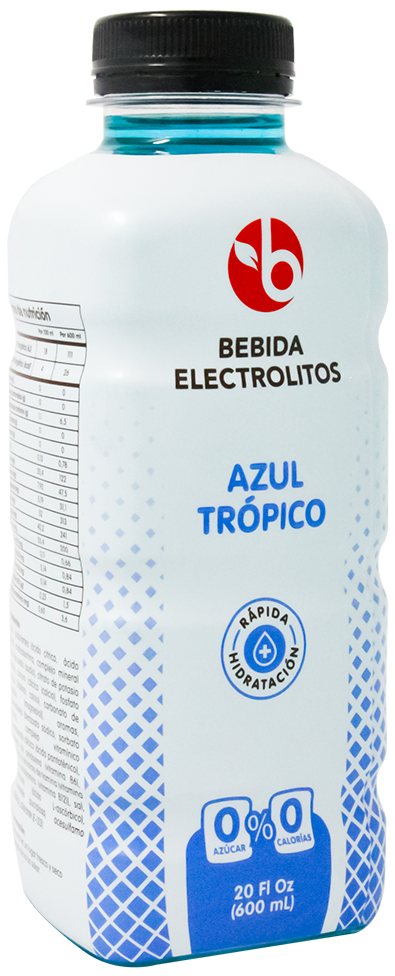 BRAVO BEBIDA ELECTROLITOS TROPICAL AZUL 600ML