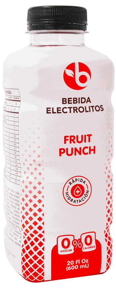 BRAVO BEBIDA ELECTROLITOS FRUIT PUNCH 600ML