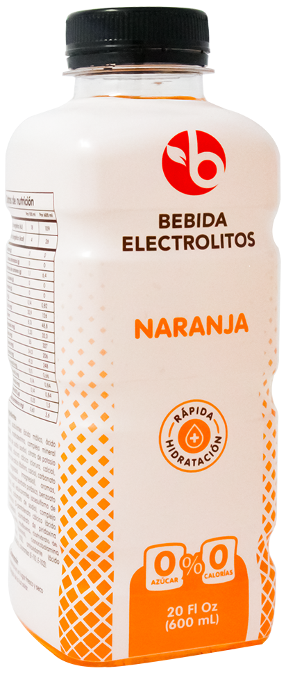 Bravo Bebida Electrolitos Naranja600 ML