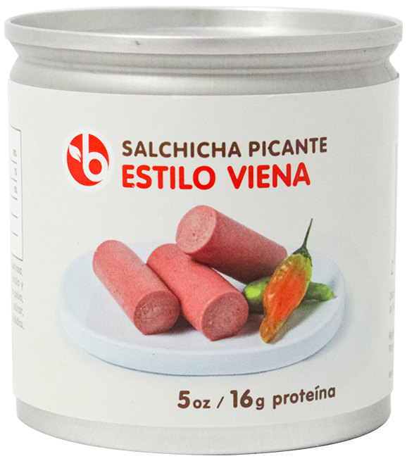 BRAVO SALCHICHA VIENNA POLLO PICANTE 5OZ