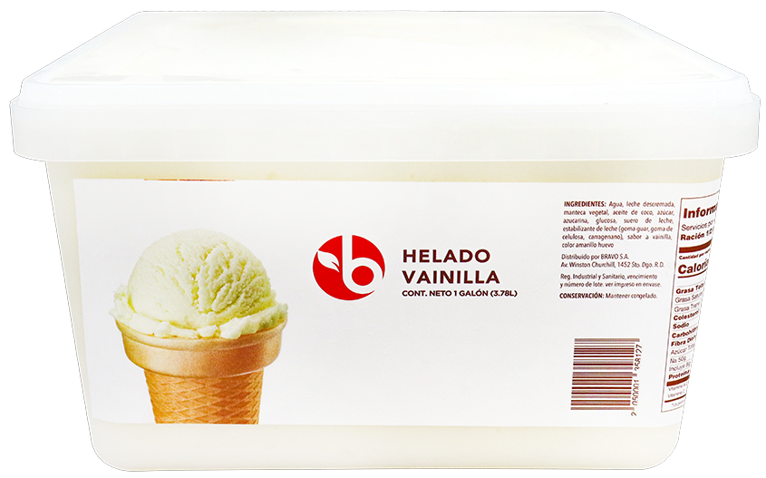 BRAVO HELADO VAINILLA 1 GL