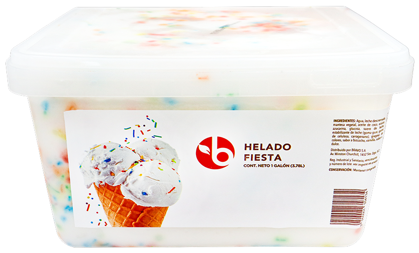 BRAVO HELADO FIESTA 1 GL